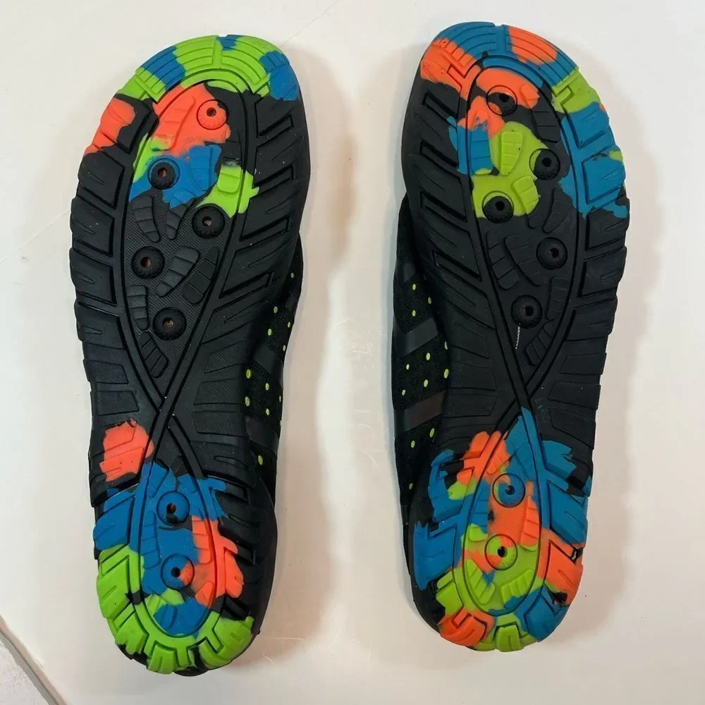 🔥4/$25 NEW ADULT BUNGEE STRAP WATER SHOE/AQUA SOCKS, XL